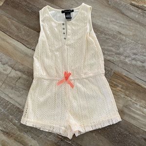 NWOT girls 4T lace romper